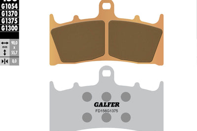 Galfer Brake Pads Sintered Ceramic Fd156g1375 - Street Collection