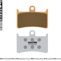 Galfer Brake Pads Sintered Ceramic Fd178g1375 - Street Collection