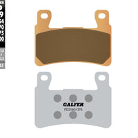 Galfer Brake Pads Sintered Ceramic Fd219g1375 - Street Collection