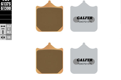 Galfer Brake Pads Sintered Ceramic Fd437g1375 - Street Collection