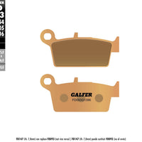 Galfer Brake Pads Sintered Fd093g1396 - Offroad Collection