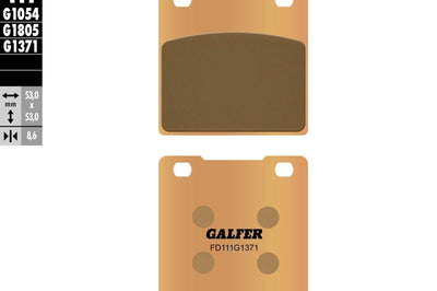 Galfer Brake Pads Sintered Fd111g1371 Street Collection