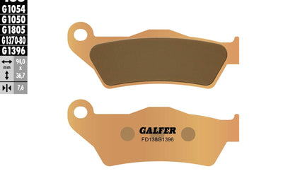 Galfer Brake Pads Sintered Fd138g1396 - Street Collection