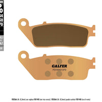 Galfer Brake Pads Sintered Fd140g1370 - Street Collection