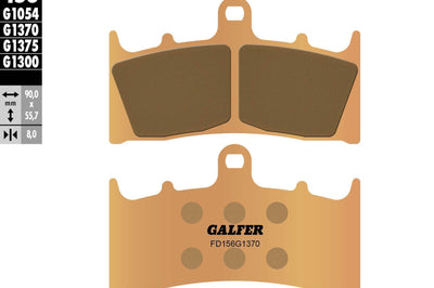 Galfer Brake Pads Sintered Fd156g1370 - Street Collection