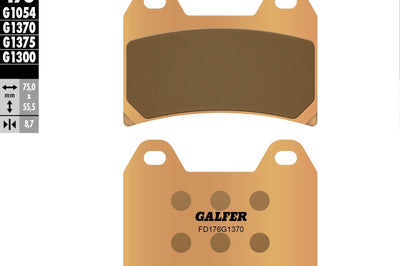 Galfer Brake Pads Sintered Fd176g1370 - Street Collection