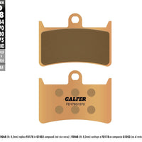 Galfer Brake Pads Sintered Fd178g1370 - Street Collection