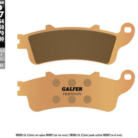 Galfer Brake Pads Sintered Fd207g1370 - Street Collection