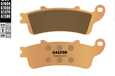 Galfer Brake Pads Sintered Fd207g1370 - Street Collection
