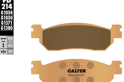 Galfer Brake Pads Sintered Fd214g1371 - Street Collection