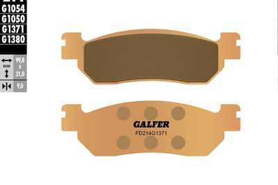 Galfer Brake Pads Sintered Fd214g1371 - Street Collection