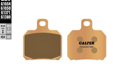 Galfer Brake Pads Sintered Fd220g1380 - Street Collection