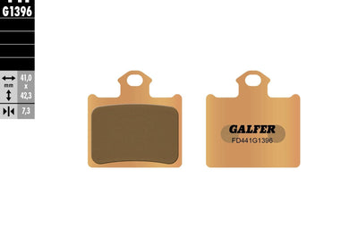 Galfer Brake Pads Sintered Fd441g1396 - Offroad Collection