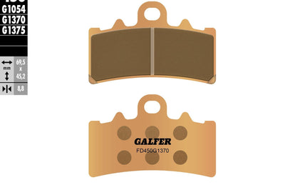 Galfer Brake Pads Sintered Fd450g1370 - Street Collection