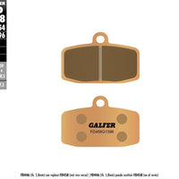Galfer Brake Pads Sintered Fd458g1396 - Offroad Collection