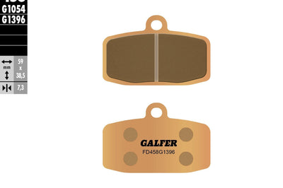 Galfer Brake Pads Sintered Fd458g1396 - Offroad Collection