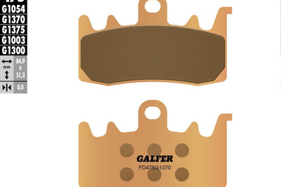 Galfer Brake Pads Sintered Fd475g1370 - Harddrive Products