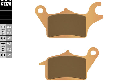 Galfer Brake Pads Sintered Fd504g1370 - Street Collection