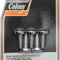 COLONY MACHINE Brake Rotor Hardware Rear Torx Screw Kit - Rotors