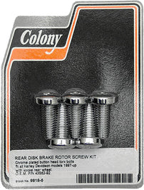 COLONY MACHINE Brake Rotor Hardware Rear Torx Screw Kit - Rotors