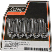 COLONY MACHINE Brake Rotor Hardware Torx Screw Kit 14 Up Touring - Rotors