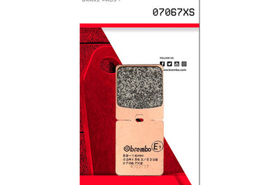 Brembo OE 08-17 Gilera RC Fuoco ie 500cc/06-10 Piaggio Vespa LX 60 250cc Sinter Brake Pad - Front - Brakes