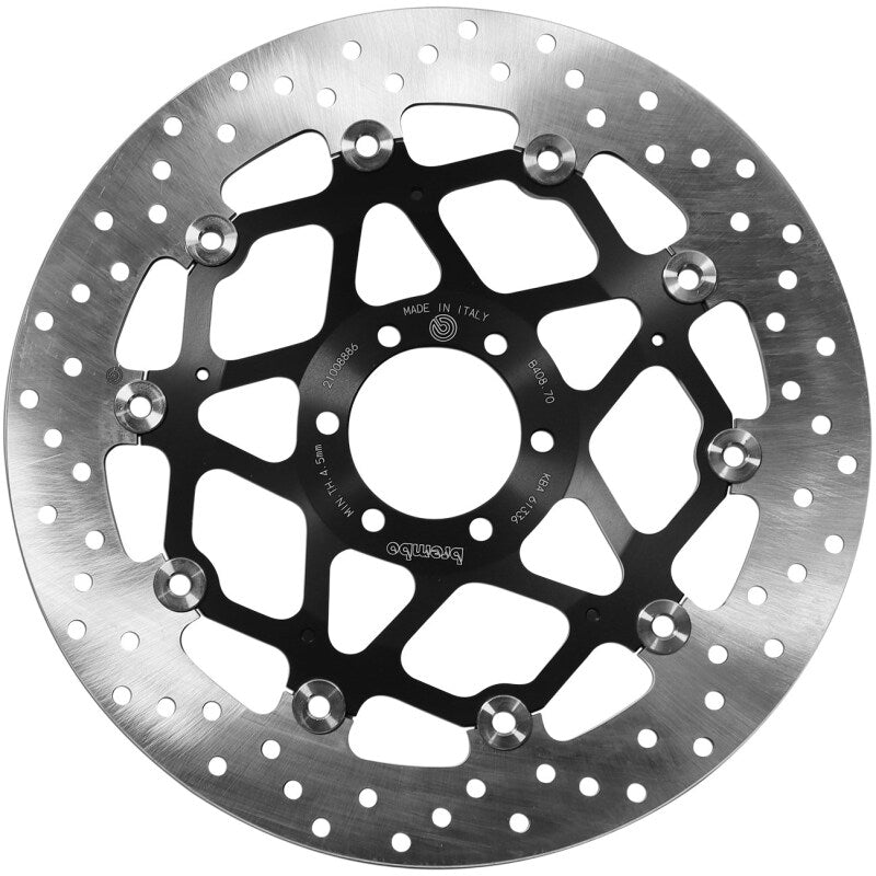Brembo OE 92-92 BMW G Xmoto 650CC/1992 Ducati Monster Dark 400CC 320x5mm Brake Disc - Front Floating - Brakes