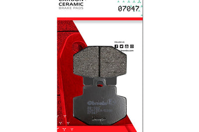 Brembo OE Benelli Adiva/Gilera Runner/Piaggio Hexagon Carbon Ceramic Brake Pad - Rear - Brakes