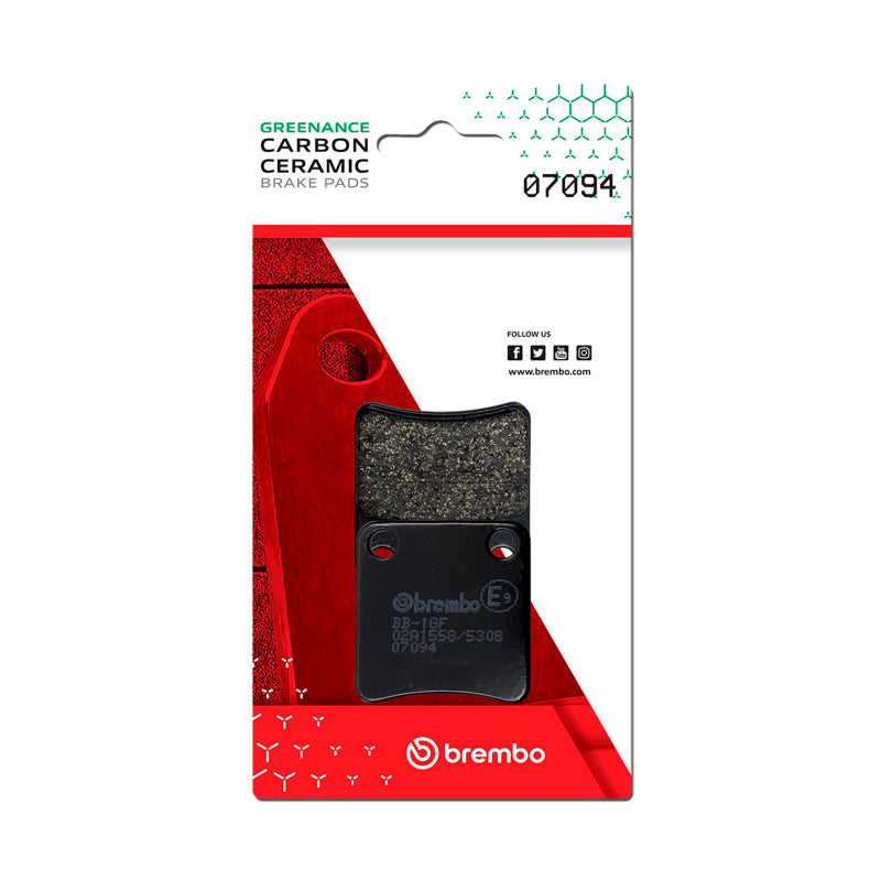 Brembo OE Honda Dn-01/Honda Fjs/Honda Silverwing/Honda X-Adv/Piaggio X10 Carbon Ceramic Brake Pad - Brakes