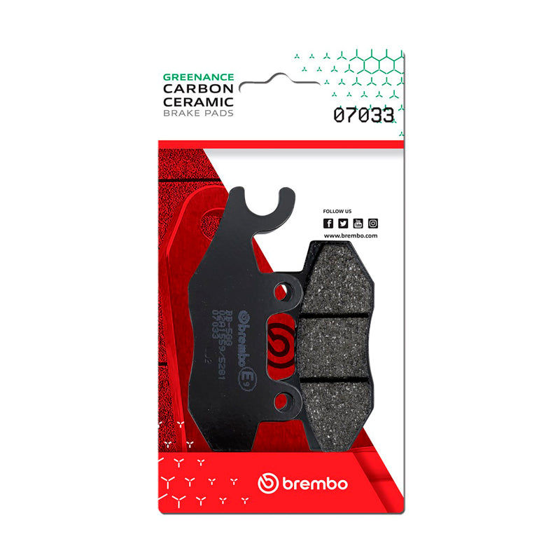 Brembo OE Kymco Super/Kymco Yager/Kymco Yup/Kymco Zing Carbon Ceramic Brake Pad - Front - Brakes