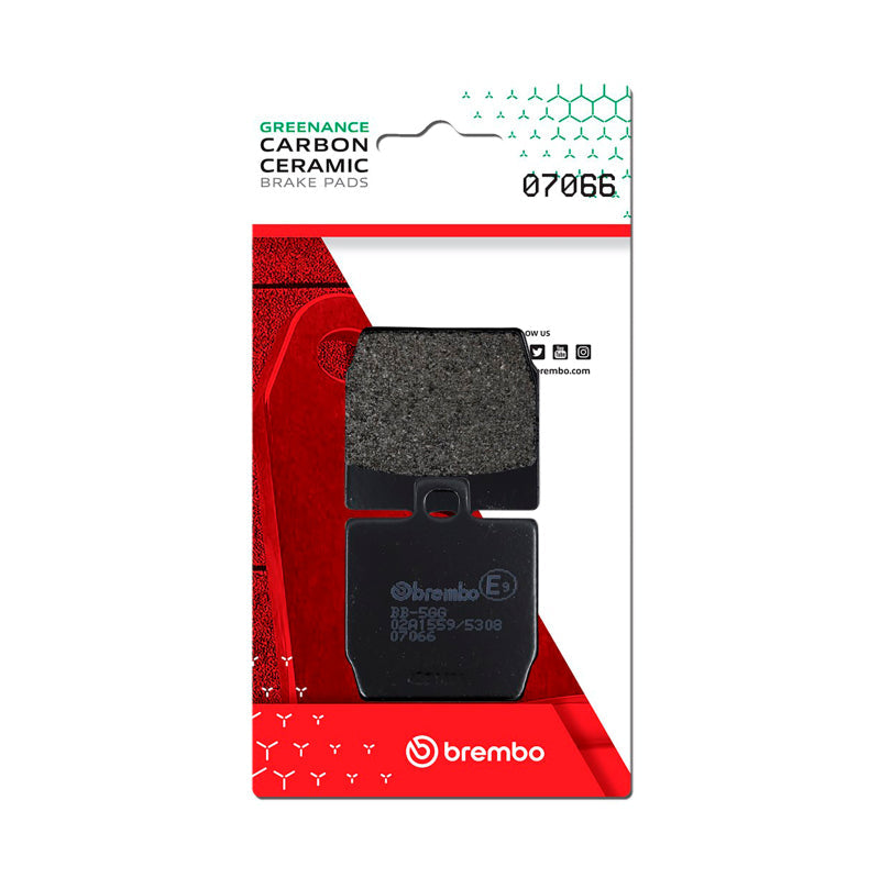Brembo OE Mbk Nitro/Quadro Quadro/Yamaha Aerox/Yamaha Slider Carbon Ceramic Brake Pad - Rear - Brakes
