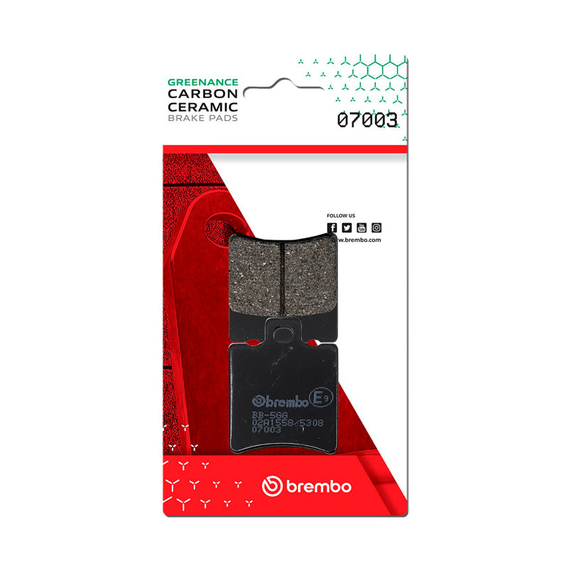 Brembo OE Piaggio Storm/Piaggio Tph/Piaggio Zip/Piaggio Typhoon Carbon Ceramic Brake Pad - Front - Brakes