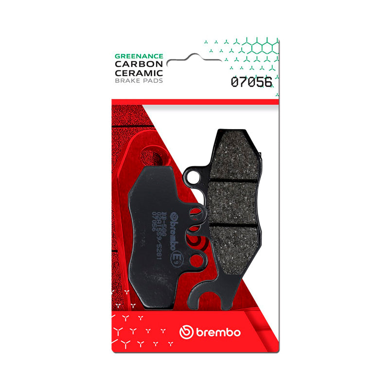 Brembo OE Piaggio X-Evo/Piaggio Zip/Piaggio Mp3/Piaggio X10 Carbon Ceramic Brake Pad - Front - Brakes