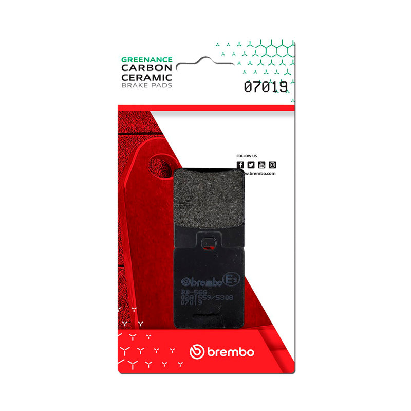 Brembo OE Piaggio Zip Carbon Ceramic Brake Pad - Front - Brakes
