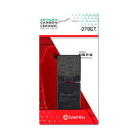 Brembo OE Piaggio Zip/Piaggio Mp3/SYM SYMphony/SYM Fiddle/SYM Jet Carbon Ceramic Brake Pad - Front - Brakes