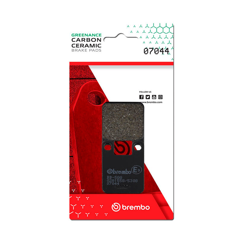 Brembo OE Suzuki A/Suzuki Ay/Suzuki Ux/Yamaha Dt/Yamaha Tzr Carbon Ceramic Brake Pad - Rear - Brakes