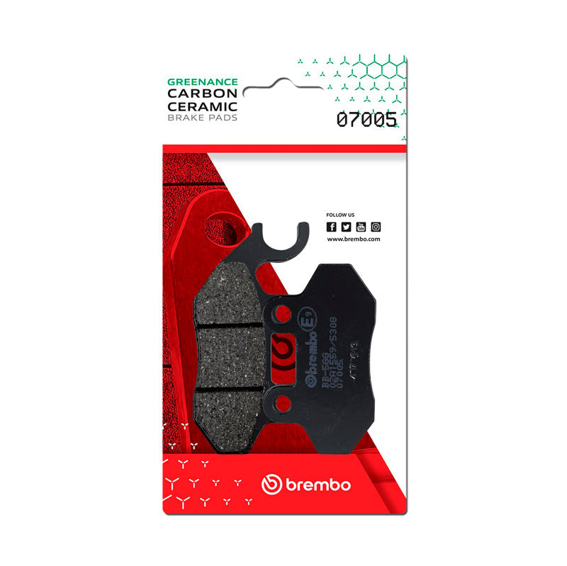 Brembo OE SYM Mask/SYM Red Devil/SYM SYMply/SYM Crox/Zero Zero Carbon Ceramic Brake Pad - Front - Brakes