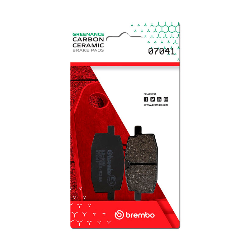 Brembo OE Yamaha Axis/Yamaha Bws/Yamaha Zest/Yamaha Crz Carbon Ceramic Brake Pad - Front - Brakes