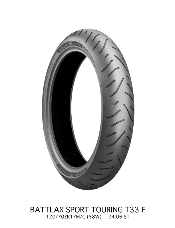 Bridgestone Battlax Sport Touring T33F Tire - 110/80R19 M/C 59V TL Front - Tires