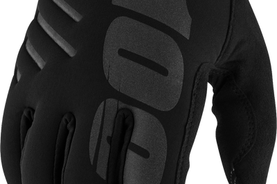 100-PERCENT Brisker Gloves Black Xl