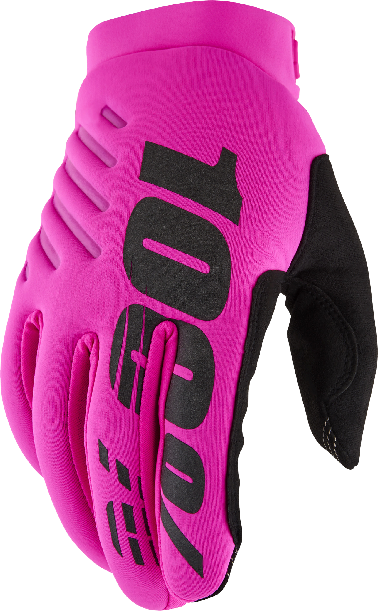100-PERCENT Brisker Women’s Gloves Neon Pink/Black Sm