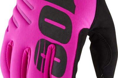 100-percent Brisker Women’s Gloves Neon Pink/black Xl - Pink/Black / Large - Apparel Collection