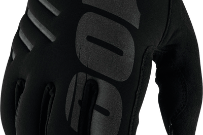 100-percent Brisker Youth Gloves Black Xl - Medium - Apparel Collection