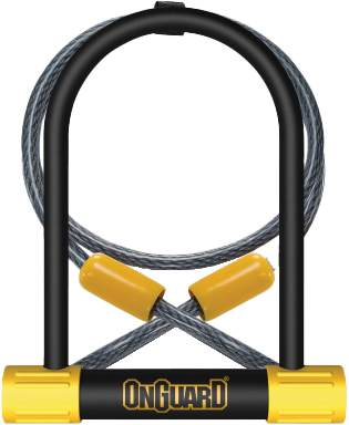 Onguard Bulldog 8012 U-lock W/cable 4 Ft - Street Collection