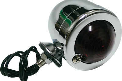 Harddrive Bullet Marker Light Chrome Red Lens Single Filament - Products