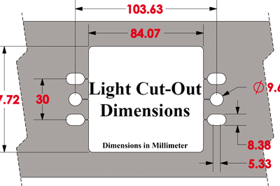 Kfi Bumper Light Cover Kit - Atv Performance Products