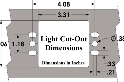Kfi Bumper Light Cover Kit - Atv Performance Products