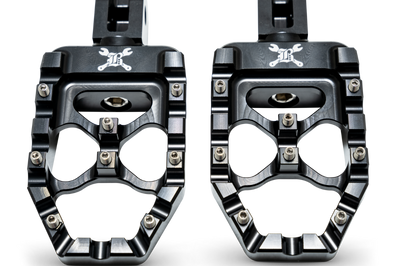 Burly Brand 18-24 M8 Softail MX-Evolution Passenger Pegs - Black - Controls