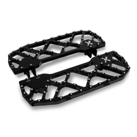 Burly Brand H-D MX- Evolution Floorboards - Black - Controls