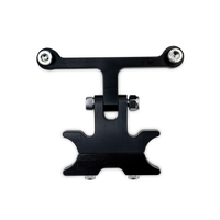 Burly Brand H-D Speedo Relocation Kit - Black - Seats